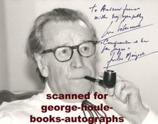 GEORGES SIMENON~ PHOTOGRAPH - SIGNED ~JULES MAIGRET