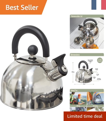Bouilloire légère inox - bouilloire, 2l
