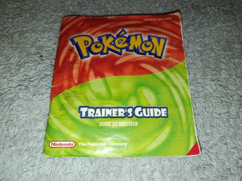 Notice pokemon version rouge - notice,
