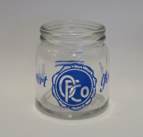 Ancien pot yaourt - ofco, old