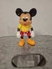 Vintage Mickey Mouse Walt Disney Poseable Jointed Figure 5.5" * Hong Kong