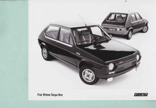 photo de presse / press photo original Fiat Ritmo Targa Oro 1980