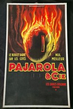 PAJAROLA Charcoal Ball Advertising Cardboard