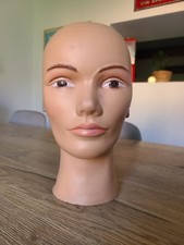 Ancienne tête buste de mannequin,  homme, porte perruque vintage – années 70–80