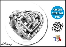 ♥ Charm Cœurs Enlacés et