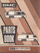 Livre Des Pièces Maître Du Motorhome GMC Transmode 1973 1974 1975