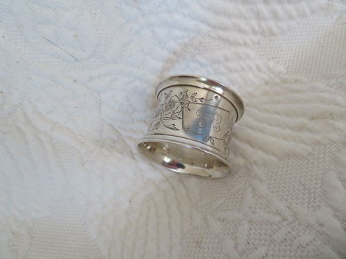 Ancien rond serviette en - ancien,