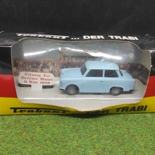 Speed 1/43 Traban 601 Blue Miniature Car in Box