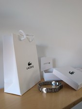 Bracelet Lacoste Gris Métropole acier inoxydable – Homme