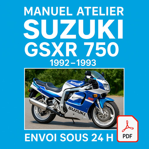 Manuel atelier suzuki gsxr 750 - manuel,