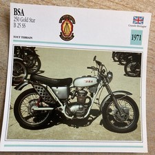 BSA 250 Gold Star B25 SS 1971