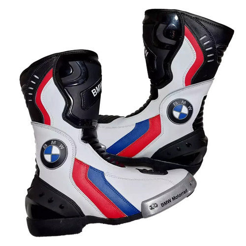 Moto cuir bottes - moto,