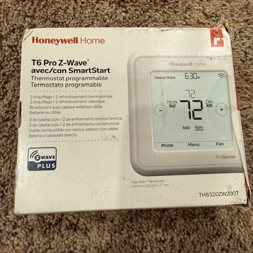 Honeywell th6320zw2007 pro - t6,