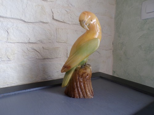 Sculpture grand perroquet - grand,
