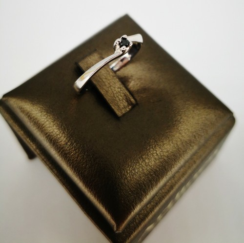 Bague femme blanc 750 18k - or,