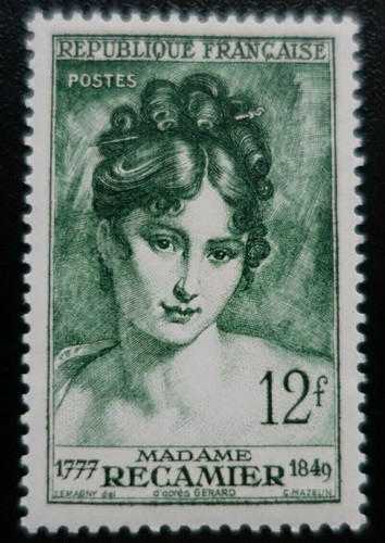 France timbre madame - madame, rÉcamier