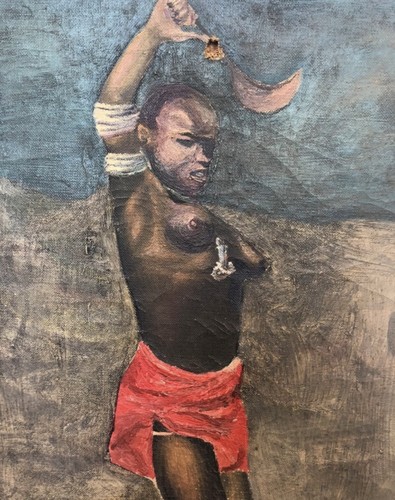 Huile sur toile milieu - , xxème
