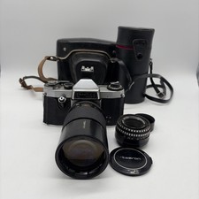 Appareil Photo Praktica Nova LB 2 Objectifs Tamron Meyer-Optik Fonctionnel #Y25