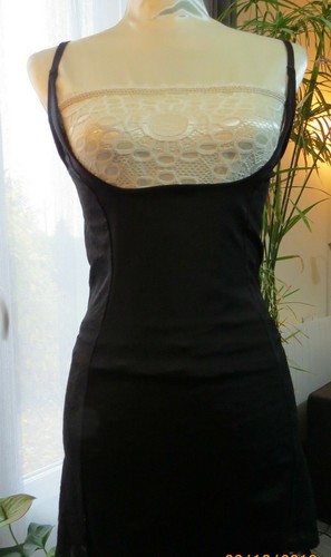 Neuve robe noire lingerie - robe,