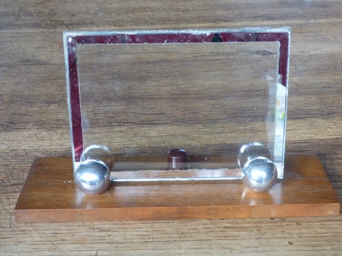 Ancien porte photo bois - porte,
