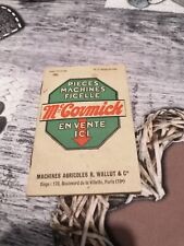 Carnet  Mac  Cormick