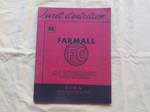 Tracteur cormick farmall fc - tracteur,