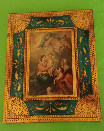 Icône religieuse ancienne - icône, sur