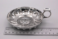 Taste Vin in .915 silver from Spain Wedding drinking dish with central coin