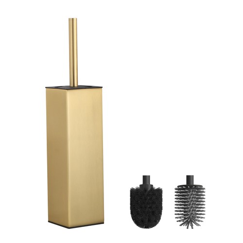 Brosse toilettes - wc, or,
