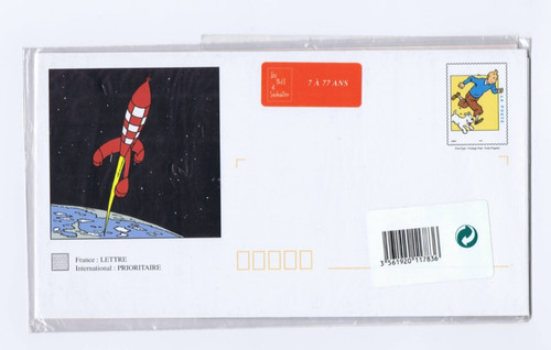Tintin hergé carte - hergé,