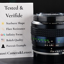 [Serviced & Tested] Minolta MC Rokkor PF 85mm f/1.7 Fast Vintage Portrait 508