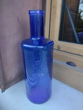 Bouteille en verre bleu 1 L