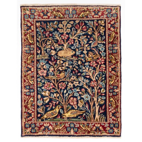 Kerman 84x65 tapis persan - kerman,