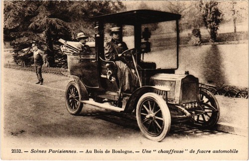 Cpa paris bois - bois, boulogne