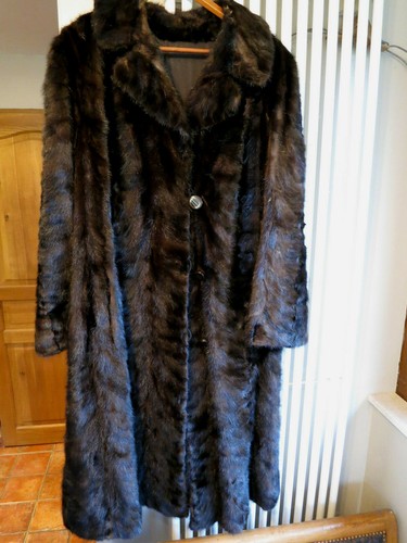 Fourrure véritable manteau - !,