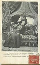 CP IN BEDROOM ELEGANT MEN KISSING WOMEN ON SOFA - 15819