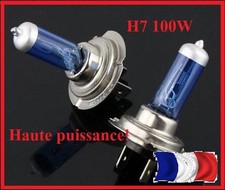 2 AMPOULES H7 ULTRA WHITE  HAUTE PUISSANCE 100 W 