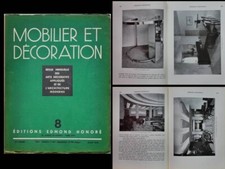 MOBILIER ET DECORATION n°8 1932 JACQUES ADNET, ANITA CONTI, OTHON FRIESZ, SICLIS