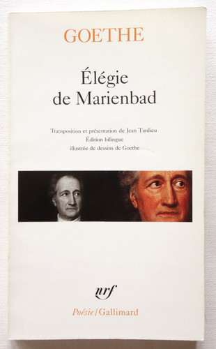 élégie marienbad goethe - -,