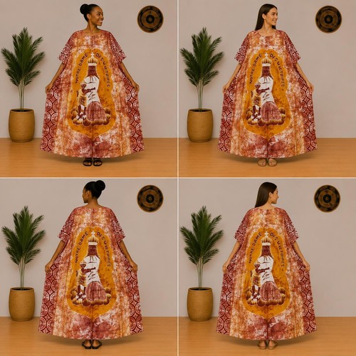 Boubou femme batik wax bassam - boubou,