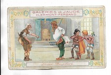 63 - Chromo "Le Roi Dagobert" offered by Galeries JAUDE in Clermont-Ferrand