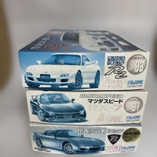 Fujimi Mazda RX7 FD3S 124 Plastic Model Kit 3 Piece Set Used
