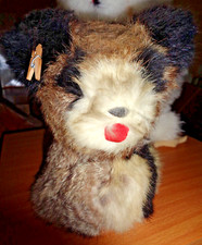 Chien vintage fourrure - chien,