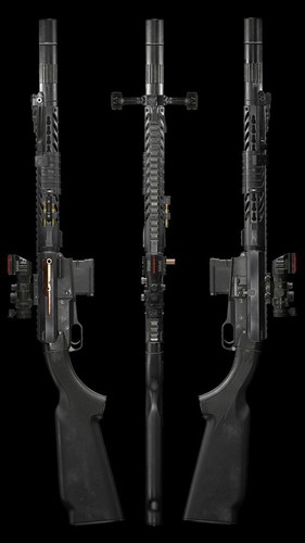 Plaque métal arme feu - ,