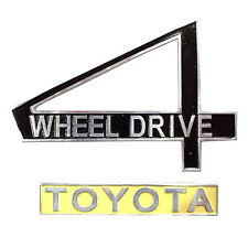 Fits For  Toyota Land Cruiser FJ55 Tail Emblem Aftermarket Product ( Black )