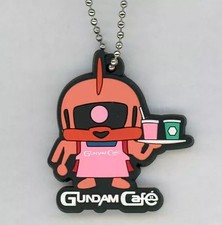 Gundam Keychain Mascotte Zaku-kun Rubber Char Mobile Suit Gundam Collection D...