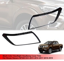 Garniture de cache phare noir