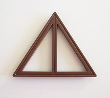 PLAYMOBIL (T2126) FARMHOUSE - brown frame window floor roof 4490