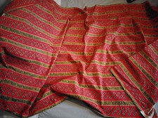 rideau vintage coton imprimé
