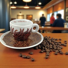 Illy Collection 2000 Francis Ford Coppola Espresso Demitasse Cup Saucer Italy